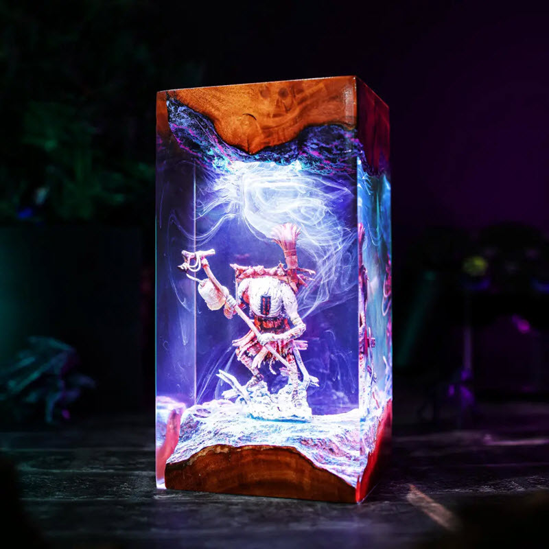 Đèn Epoxy Resin EPX122 Mô Hình Monoco Clair Obscur Expedition 33