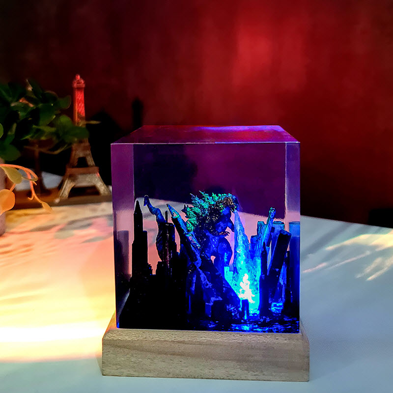 Đèn Epoxy Cao Cấp EPX030 Godzilla Hơi Thở Nguyên Tử