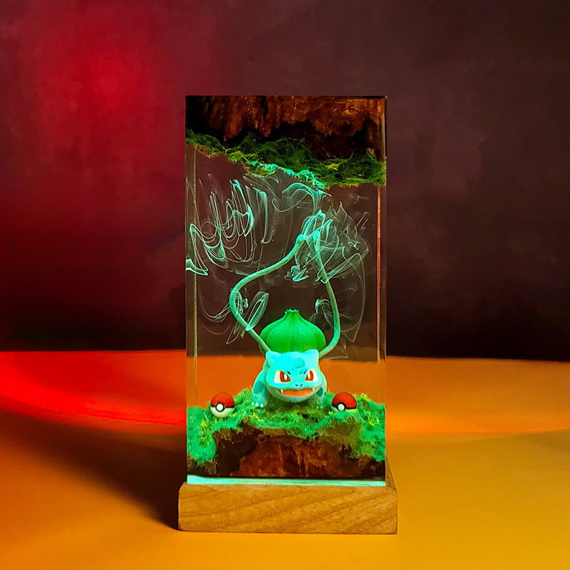 Đèn Epoxy Cao Cấp EPX026 Bulbasaur Dễ Thương Cho Fan Pokemon